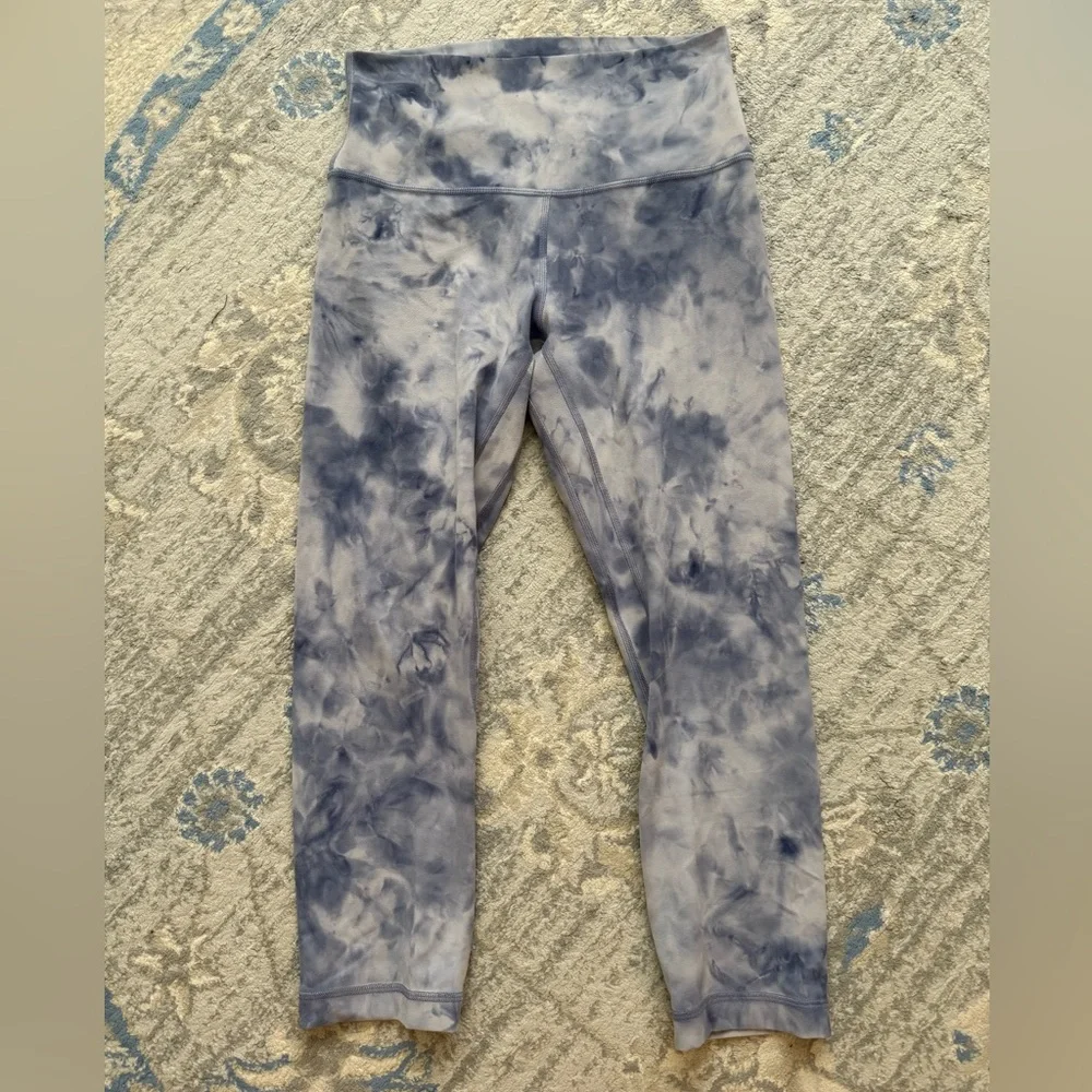 Lululemon Align Crop 21" *Diamond Dye Diamond Dye Iced Iris Peri Purple - Picture 4 of 9